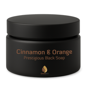 PROXIMAMENTE Jabón Negro Prestigioso Canela & Naranja